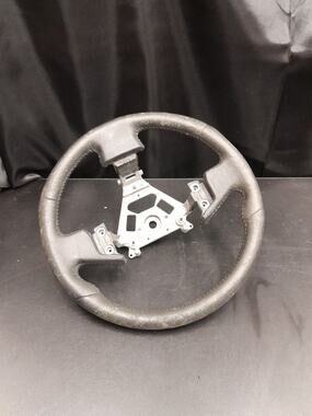 2003-2007 Infiniti G35 Coupe Steering Wheel Black Leather Bare OEM